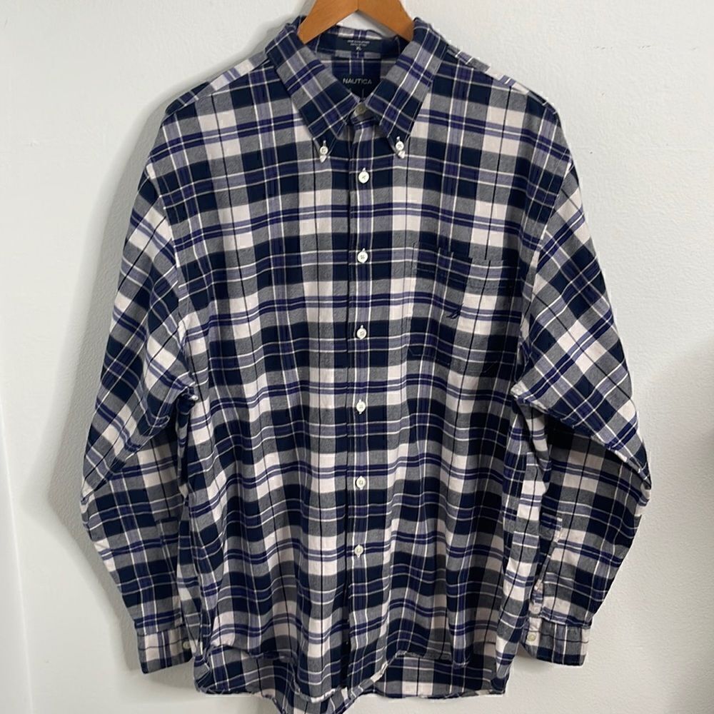Nautica button up cotton shirt.  Size XL.